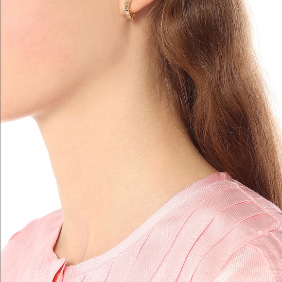 Suzanne kalab 18 karat gold diamond hoops - Picture 3 of 6